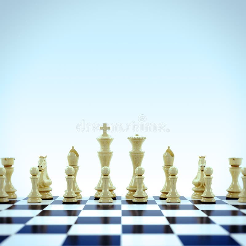 A Check Mate From A Chess King To Another On A Checkboard Stock Photo,  Picture and Royalty Free Image. Image 6730739.