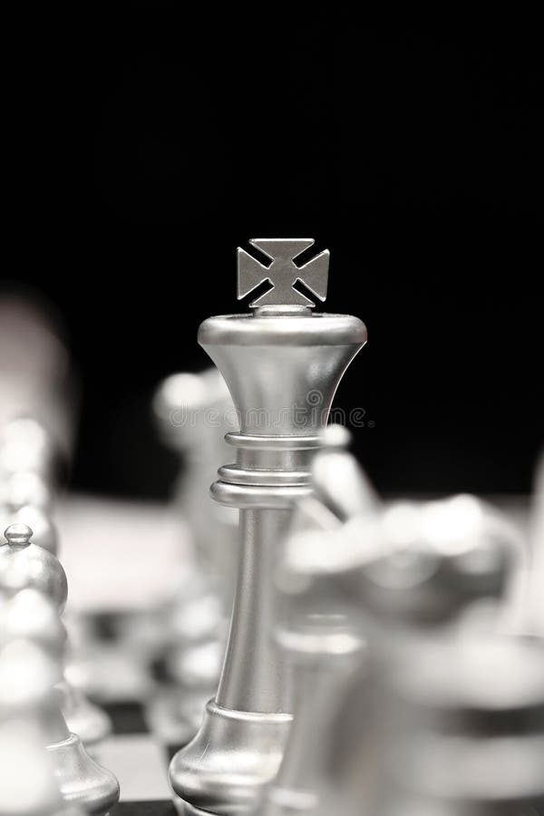 Chess King stock image. Image of business, action, board - 28490759