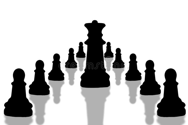 People playing chess stock illustration. Illustration of analyzing ...