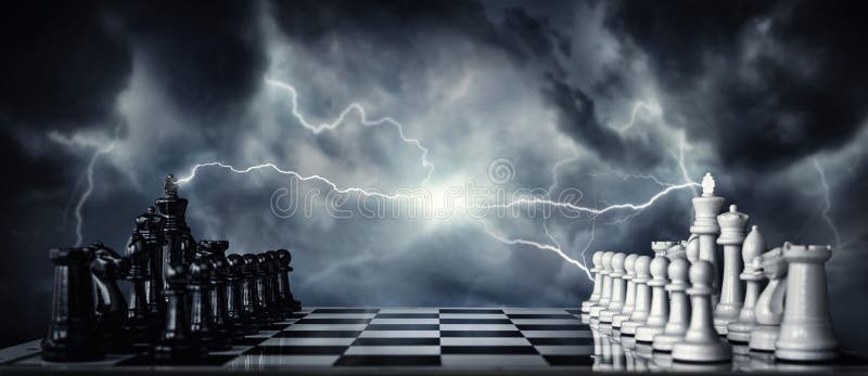 Opening Chess Photo Chess Pieces Position Stock Photo 2343348127