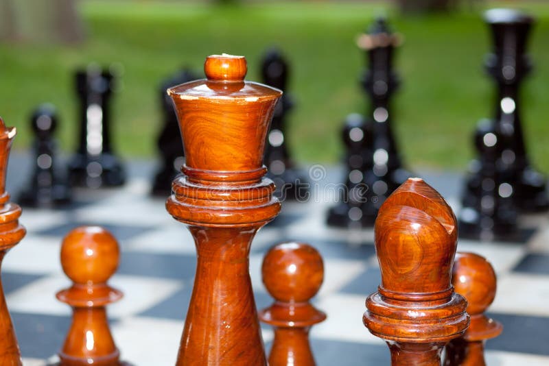 Small Female Figure Surrounded By Huge Chess Pieces Within An Ornate Old  Building Stock Photo - Download Image Now - iStock