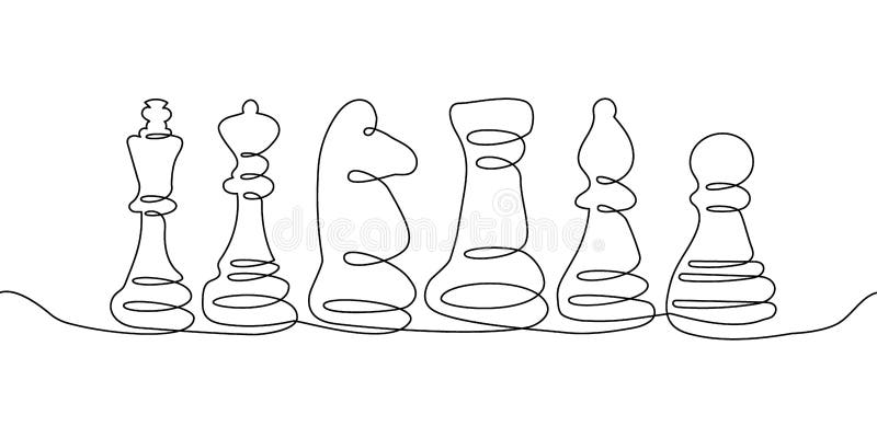 Gender chess drawing | Art Print