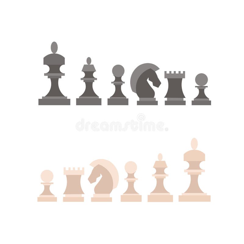 Set of chess pieces Stock Vector by ©marina_ua 56897557