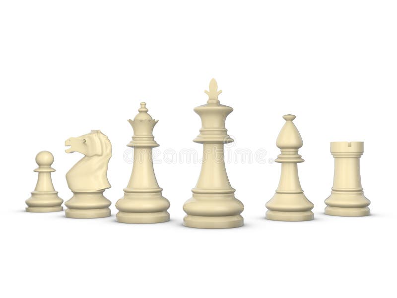 Complete set of chess pieces Royalty Free Vector Image