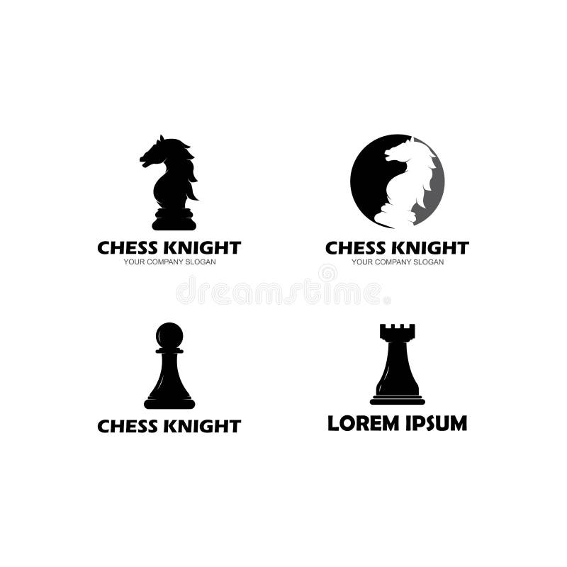 Chess Pieces Vector Illustration Chess Pieces King Knight Rook Pawns On A  Chessboard Isolated On A White Background Stock Illustration - Download  Image Now - iStock