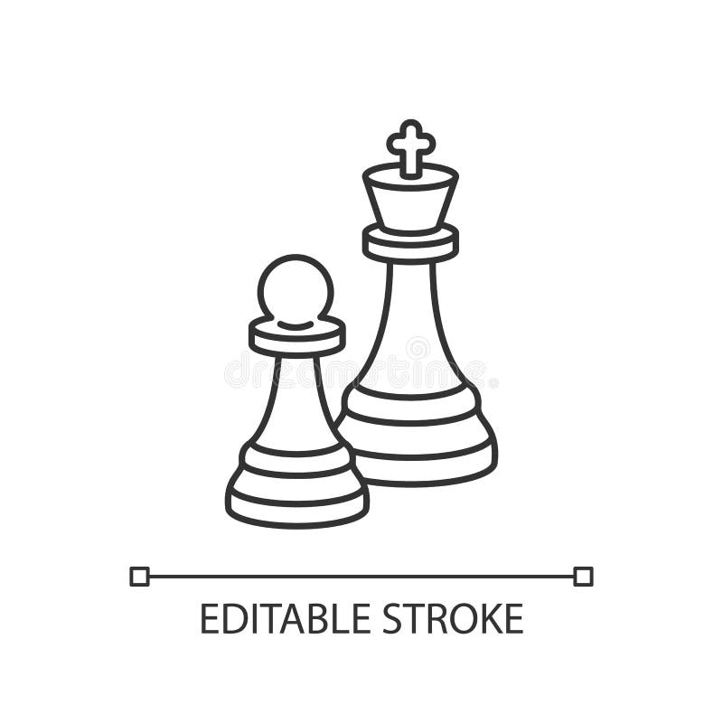 Premium Vector  White chess piece in pixel art style