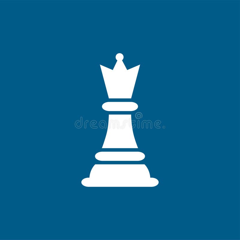 Chess Queen Line Icon In Flat Style Vector For Apps Ui Websites Black Icon  Vector Illustration Stock Illustration - Download Image Now - iStock