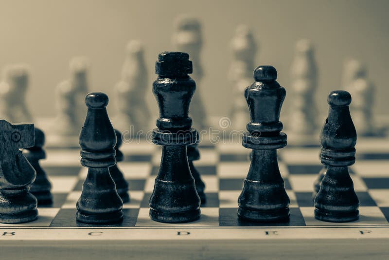 Strategic Moves, Chess Game Stock Photo - Image of chess, chessboard:  41812666