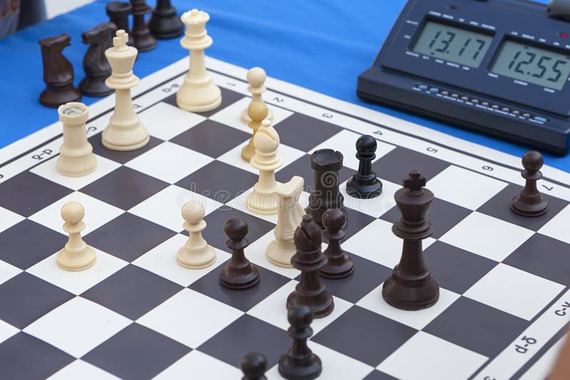 Tables Prepared for a Simultaneous Chess Games Tournament Stock Photo -  Image of items, inside: 241488312