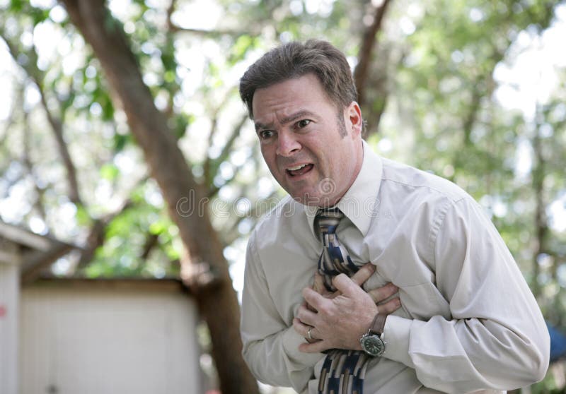 Sudden Chest Pain stock photo. Image of heart, fear, chest - 1937804