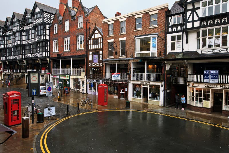 Chester stadsmitt arkivfoton Chester stadsmitt arkivfoton