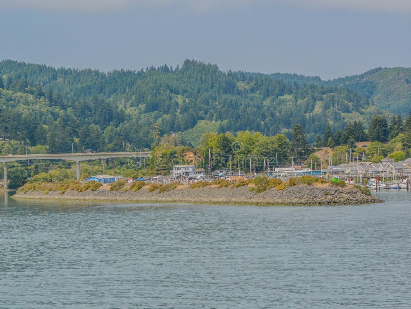 Chetco River on the Pacific Coast in Brookings, Curry County, Oregon