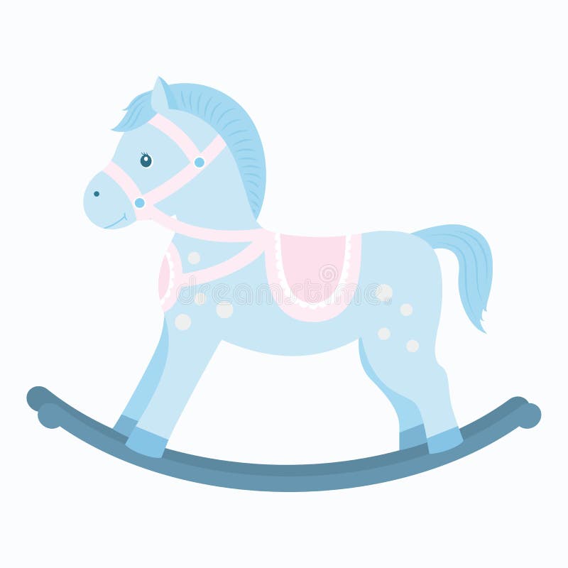 Cheval de basculage illustration libre de droits Cheval de basculage illustration libre de droits