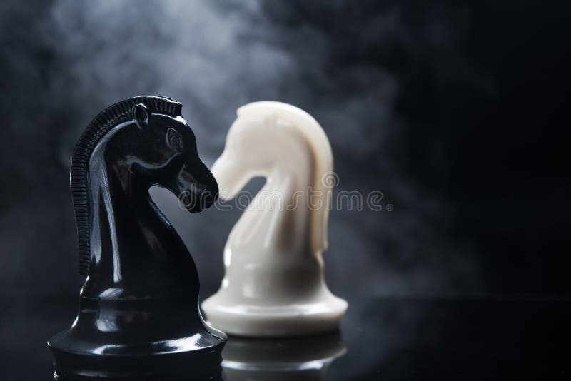Chevalier de pièces d'échecs images stock Chevalier de pièces d'échecs images stock