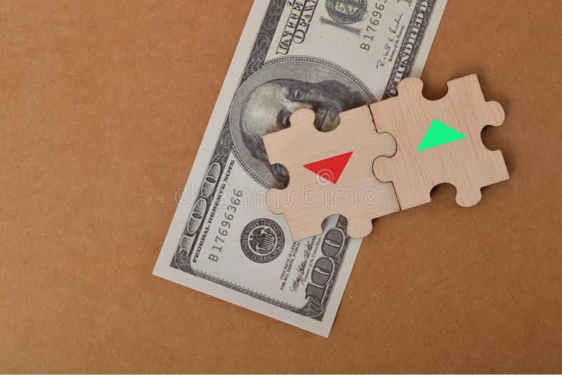 Chevauchant les vagues : concept de financement et d'investissement des entreprises traitant des risques et de la volatilité du ma photos libres de droits