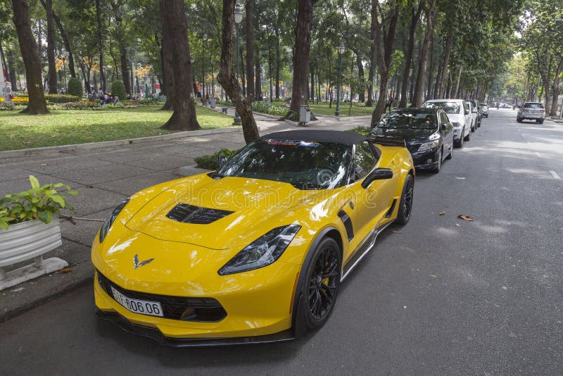 The Chevrolet Corvette car royalty free stock photos The Chevrolet Corvette car royalty free stock photos