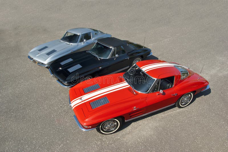 Chevrolet 1963 Korvetten stockbilder Chevrolet 1963 Korvetten stockbilder