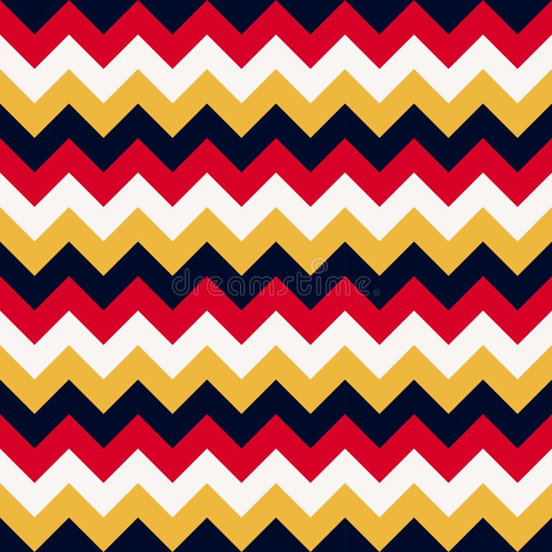 Chevron Pattern Seamless Vector Arrows Geometric Design Colorful Black ...