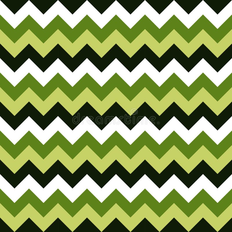 Chevron pattern seamless vector arrows geometric design colorful white green dark green