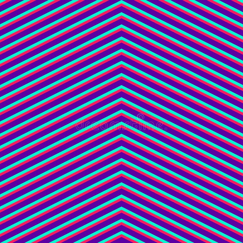 Chevron seamless pattern. Vector texture with thin zigzag lines, diagonal stripes. royalty free illustration