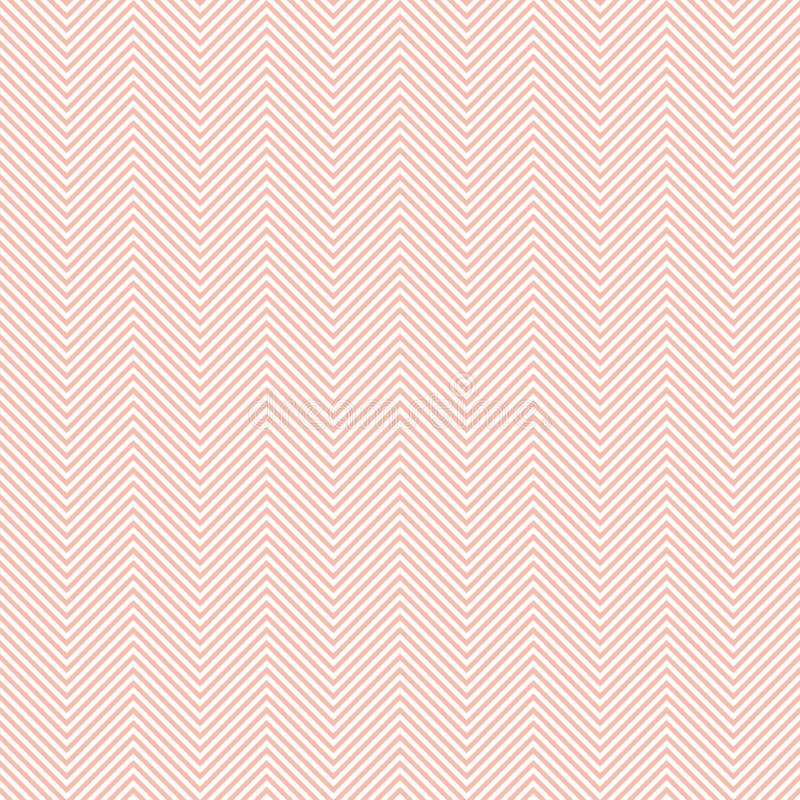 Chevron seamless pattern. Vector texture with thin pink and white zigzag lines vector illustration