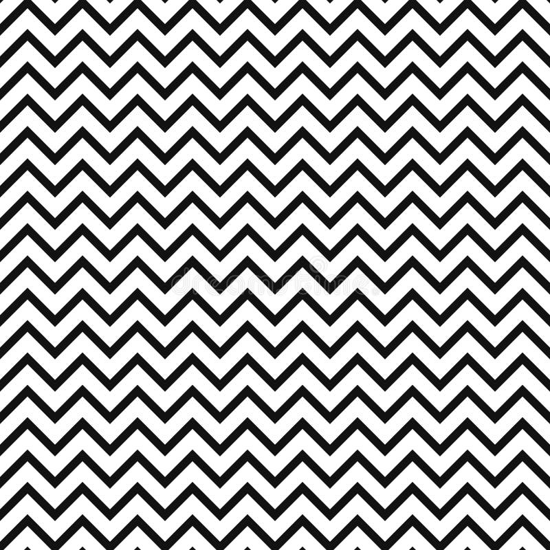 Chevron Zigzag Black And White Seamless Pattern Stock Chevron Zigzag Black And White Seamless Pattern Stock