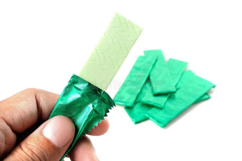 Chewing gum stock image. Image of foil, sweet, peppermint 26055935