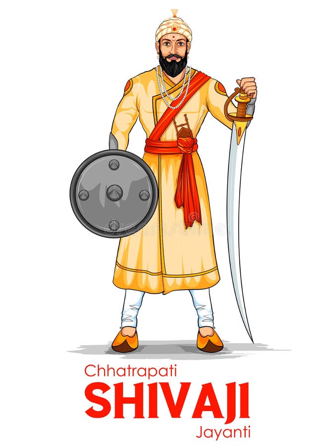 Chhatrapati Shivaji Maharaj: Drawing Chhatrapati Shivaji Maharaj: A Tribute  to the Maratha Warrior King - Shivaji Maharaj Easy Drawing