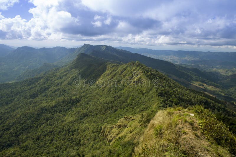 Chi Dao de Phu de voyage au voyage étonnant de la Thaïlande/montagne et du ciel images libres de droits Chi Dao de Phu de voyage au voyage étonnant de la Thaïlande/montagne et du ciel images libres de droits