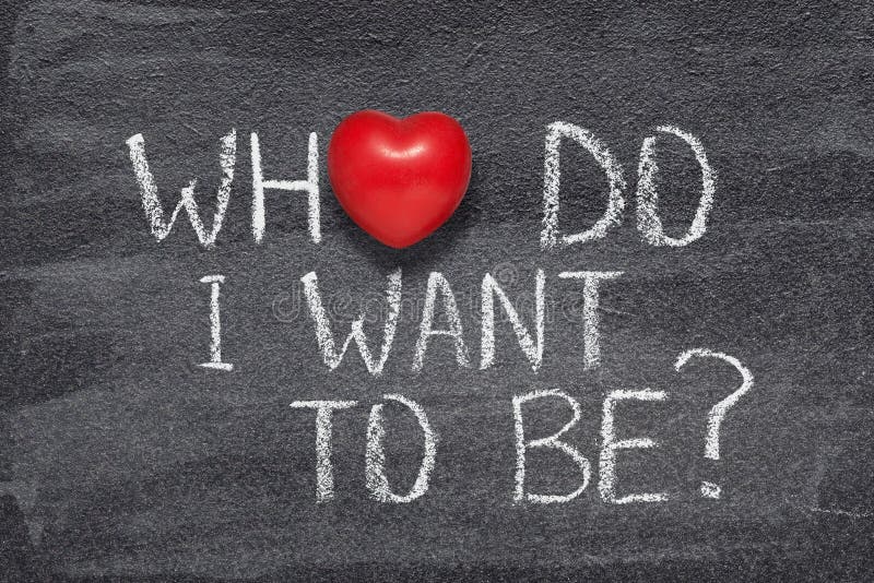 Chi voglio nel cuore immagine stock libera da diritti