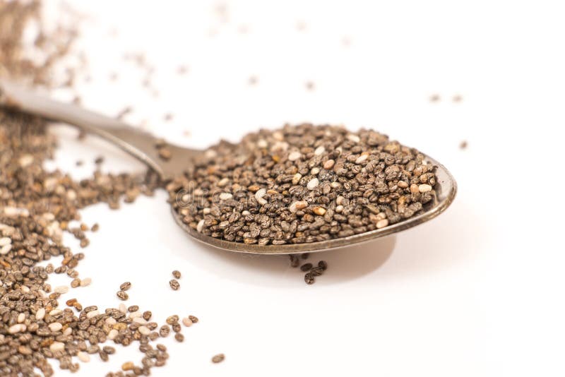 Chia Seeds stock photo. Image of hispanica, food, seeds 33461858