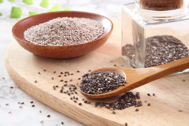 Chia Seeds stock photo. Image of ingredient, chia, natural 11612312