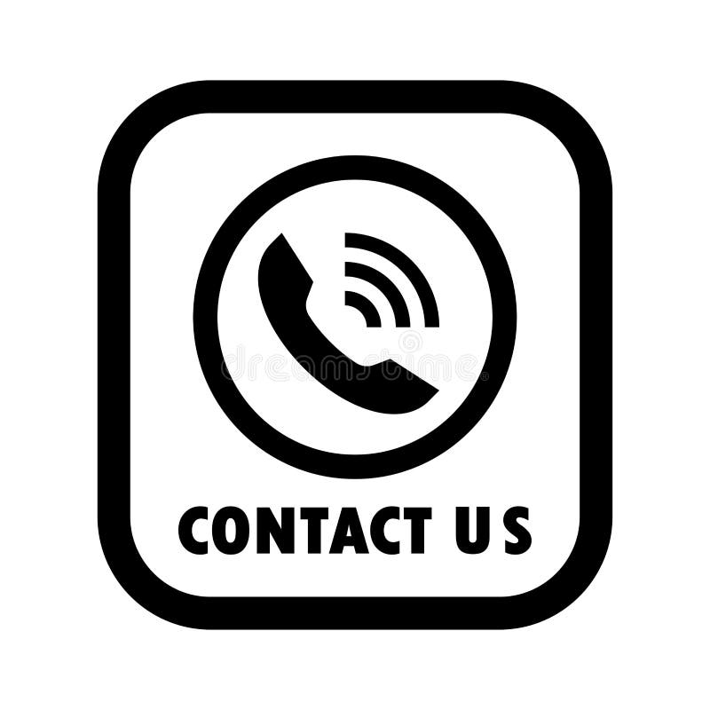 Chiama contatto usa comunicazione icona nera royalty illustrazione gratis