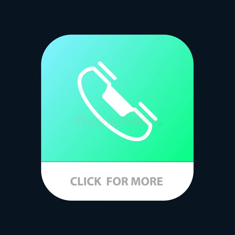 Chiamata, contatto, telefono, telefono, Ring Mobile App Button Android e linea versione dell'IOS