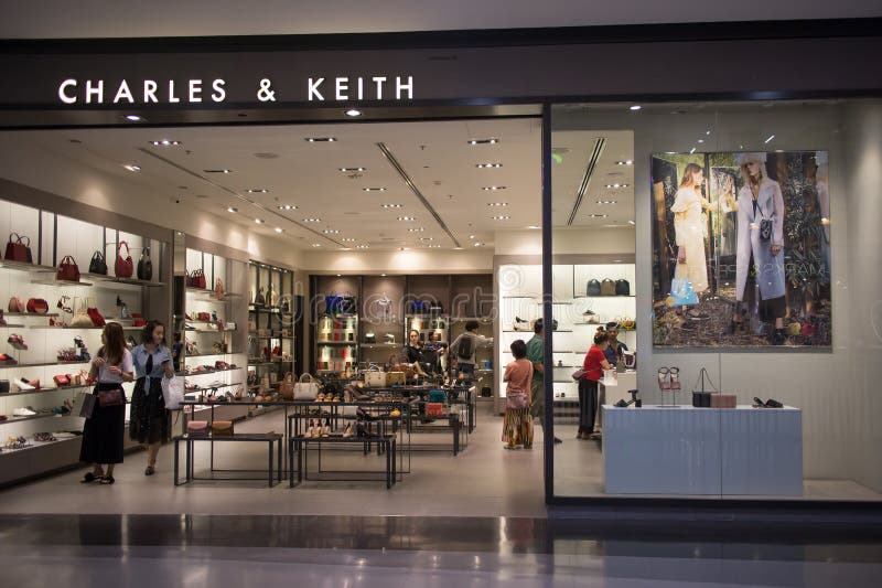 Singapore - Nov 02, 2019: Charles & Keith Store Outlet In Orchard