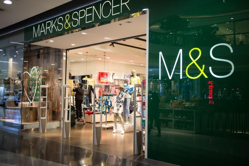 Marks and Spencer shop. editorial stock image. Image of spencer - 117240384