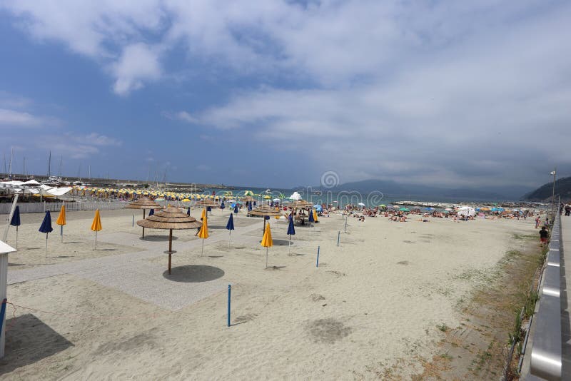 Chiavari, Italy the Beach and Promenade Editorial Photo Image of italy, chiavari 151999096