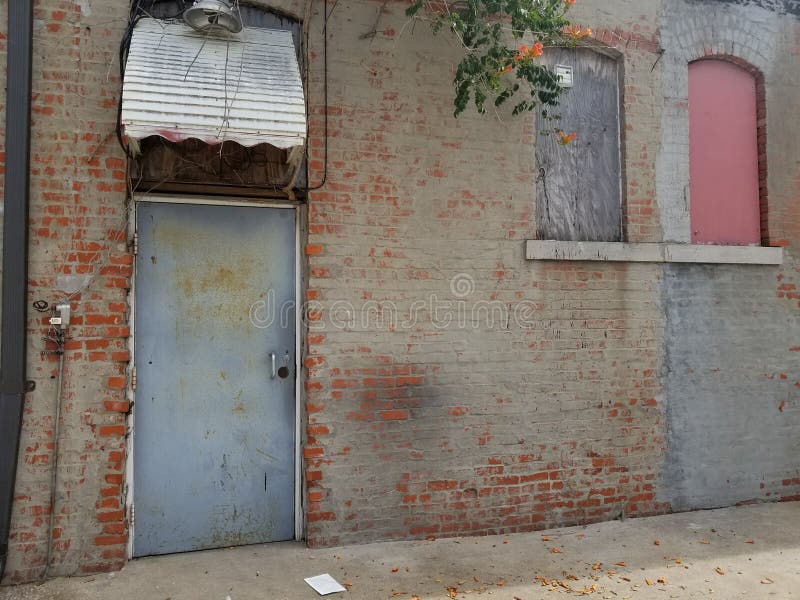 Chic Brick Wall Boutique Entrance Stock Image Image of wall, brick