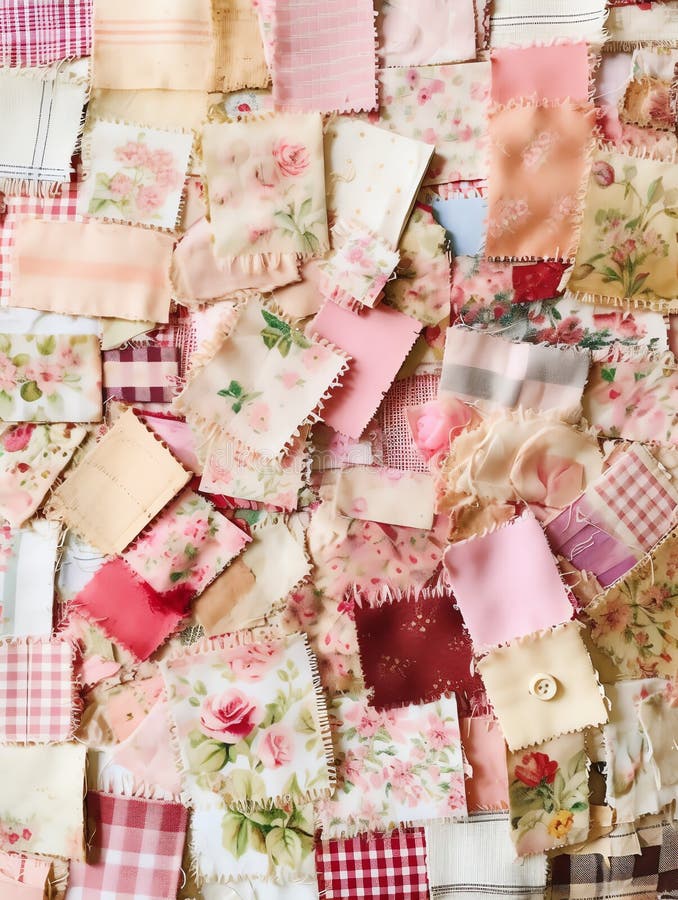 Chic shabby déchirures de tissu arrière-plan artisanat scrapbooking design sans soudure pour la jonque vieux. C'est une image générée par ai de chic shabby déchirures de tissu arrière-plan artisanat scrapbooking design sans soudure pour junk old