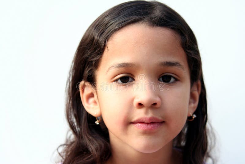 Young girl on white background. Young girl on white background