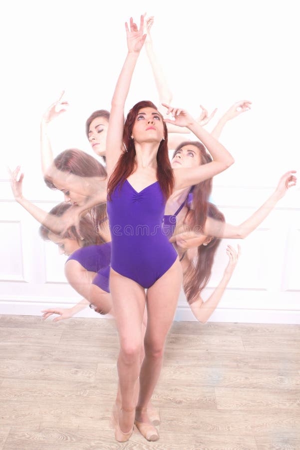Chica joven, bailarina imágenes de archivo libres de regalías Chica joven, bailarina imágenes de archivo libres de regalías