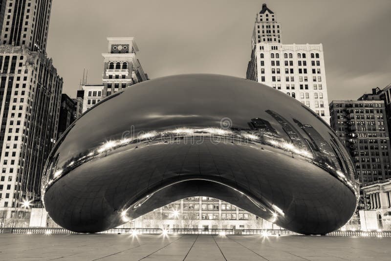 Chicago Bean editorial photo. Image of rise, illinois 24409966