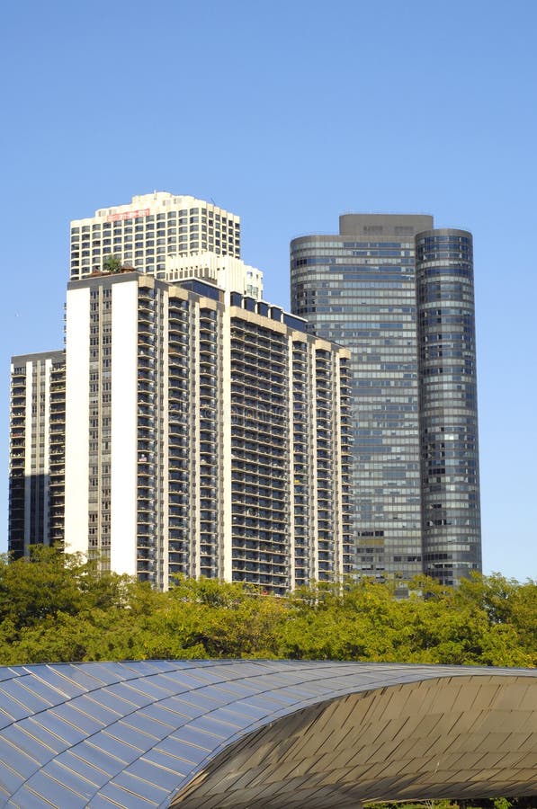 Chicago, BP Bridge stock photos Chicago, BP Bridge stock photos