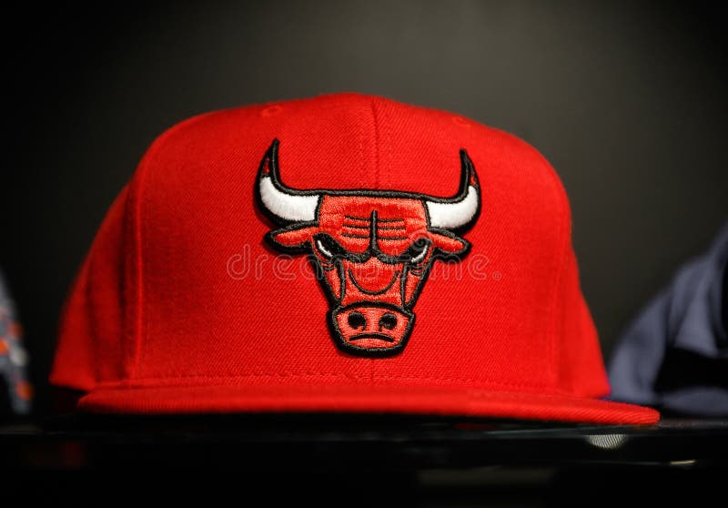 Chicago Bulls-hoed royalty-vrije stock afbeelding Chicago Bulls-hoed royalty-vrije stock afbeelding