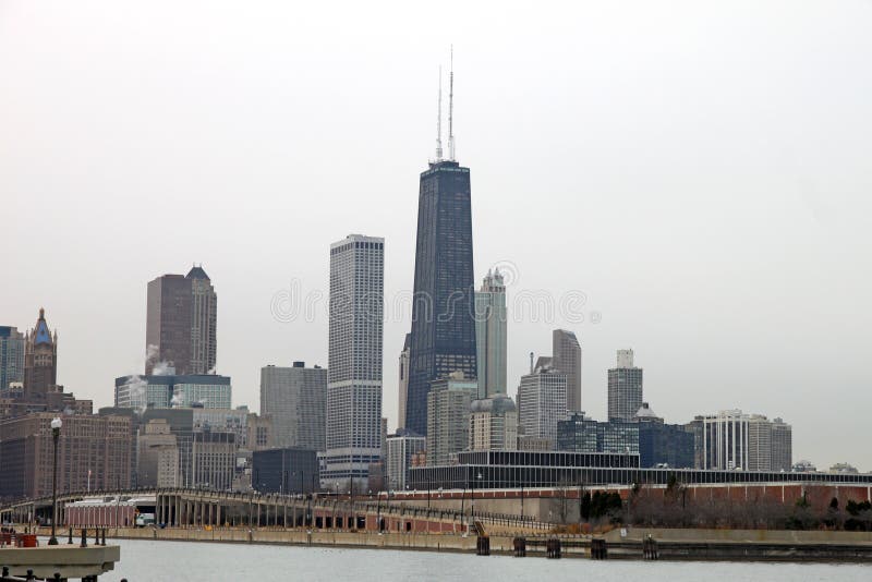 Chicago city skyline