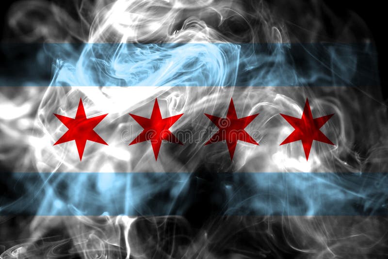 Skyline Wallpaper Chicago Flag - Love Is Whenever