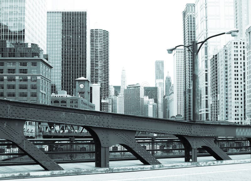 Chicago del centro fotografia stock libera da diritti Chicago del centro fotografia stock libera da diritti