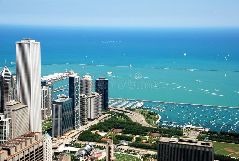 Chicago Downtown stock image. Image of cityscape, office 5010149
