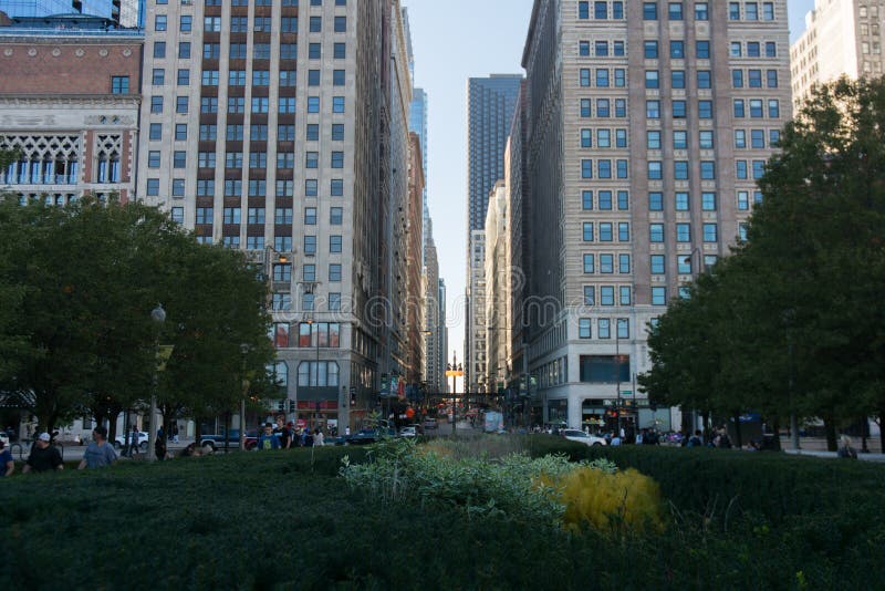 Chicago du centre photo stock Chicago du centre photo stock