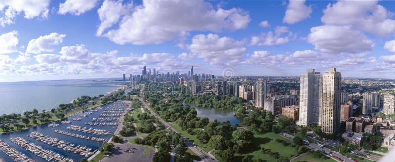 Chicago Harbor stock photography